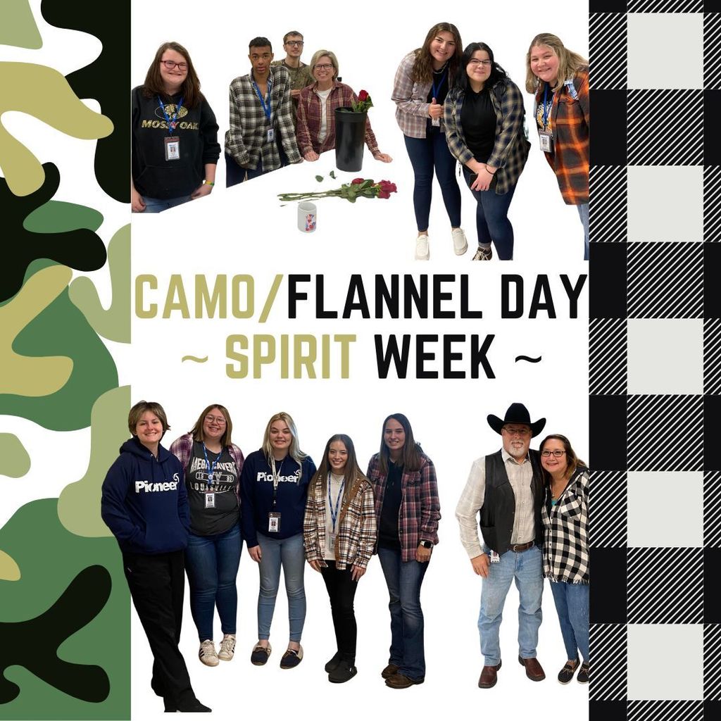 Spirit Week Camo/Flannel Day 